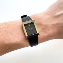 Load image into Gallery viewer, Vintage 1980 Gold-Plated Ladies&#39; Tank-Style Seiko Quartz Watch - Boxed
