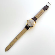 Load image into Gallery viewer, Vintage Constant Sun &amp; Moon Phase Quartz Watch with Brown Leather Strap
