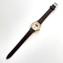 Load image into Gallery viewer, Vintage Constant Sun &amp; Moon Phase Quartz Watch with Brown Leather Strap
