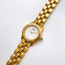 Load image into Gallery viewer, Ladies&#39; Vintage 90s Gold-Plated Fendi 850L Quartz Watch with White Dial
