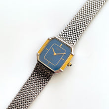 Load image into Gallery viewer, Vintage Two-Tone Ladies&#39; Seiko Lassale Quartz Watch with Blue Dial
