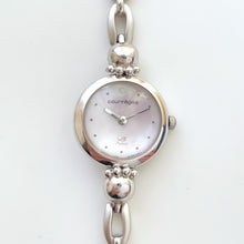 Load image into Gallery viewer, Vintage Silver-Tone Ladies&#39; Courrèges Quartz Watch with Mother of Pearl Dial
