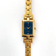 Load image into Gallery viewer, Vintage 1990s Gold-Plated Ladies&#39; Givenchy Watch with Blue Dial and Quartz Movement
