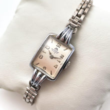 Load image into Gallery viewer, Vintage Ladies&#39; Silver-Tone Art Deco Bucherer Mechanical Watch
