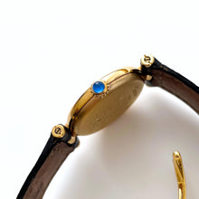 Load image into Gallery viewer, Vintage Ladies&#39; Cartier Must Vendome Vermeil - Gold-Plated Silver 925 with Black Dial - With Papers
