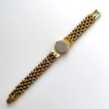 Load image into Gallery viewer, Vintage 1990s Gold-Plated Ladies&#39; Seiko Quartz Watch with Tiny Black Dial - Boxed
