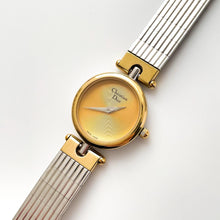 Load image into Gallery viewer, Vintage 1991 Two-Tone Christian Dior Ladies&#39; Quartz Watch with Round Gold Dial - Boxed
