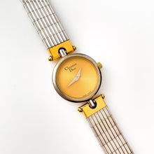 Load image into Gallery viewer, Vintage 1990 Two-Tone Christian Dior Ladies&#39; Quartz Watch with Round Gold Dial - Boxed
