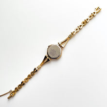 Load image into Gallery viewer, Rare 80s Gold-Plated Seiko Quartz Watch with Octagon Dial and Thin Intricate Bracelet
