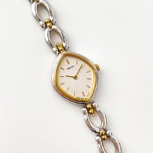 Load image into Gallery viewer, Rare Vintage 90s Two-Tone Seiko Quartz Watch with Thin Bracelet
