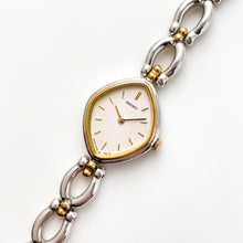 Load image into Gallery viewer, Rare Vintage 90s Two-Tone Seiko Quartz Watch with Thin Bracelet
