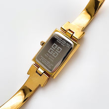 Load image into Gallery viewer, Vintage Gold-Plated Ladies&#39; Givenchy &#39;Millesime&#39; Bangle Quartz Watch with Rectangular Dial - Boxed
