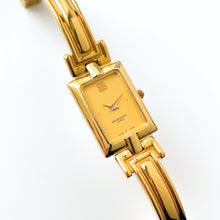 Load image into Gallery viewer, Vintage Gold-Plated Ladies&#39; Givenchy &#39;Millesime&#39; Bangle Quartz Watch with Rectangular Dial - Boxed
