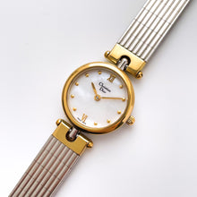 Load image into Gallery viewer, Vintage 1990s Two-Tone Christian Dior 3025 Ladies&#39; Quartz Watch with Round Mother of Pearl Dial
