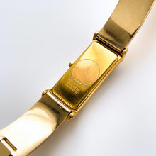 Load image into Gallery viewer, Vintage 90s Yves Saint Laurent Ladies&#39; Quartz Watch with Gold-Plated Bangle Bracelet and Cream Dial
