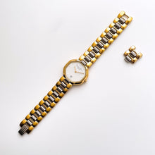 Load image into Gallery viewer, Vintage Two-Tone Christian Dior Ladies&#39; Quartz Watch with White Octagon Dial
