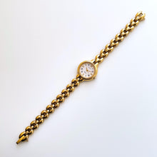 Load image into Gallery viewer, Vintage 90s Gold-Plated Seiko Belfina Jewellery Quartz Watch with Round Dial and Intricate Bracelet
