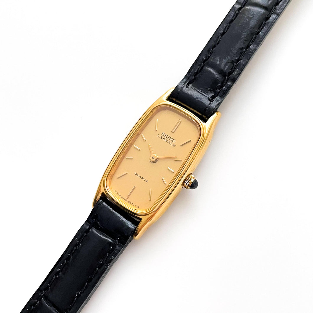 Vintage 1990s Gold-Plated Ladies' Seiko Lassale Quartz Watch