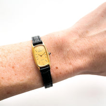 Load image into Gallery viewer, Vintage 1990s Gold-Plated Ladies&#39; Seiko Lassale Quartz Watch
