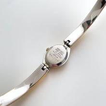 Load image into Gallery viewer, Very Rare 1990s Two-Tone Seiko Articulated Bangle Quartz Watch with White Dial and Crystal-Set Bezel
