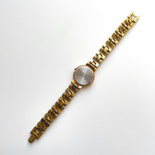 Load image into Gallery viewer, Vintage 1990s Gold-Plated Ladies&#39; Seiko Quartz Watch with Round White Dial and Roman Numerals
