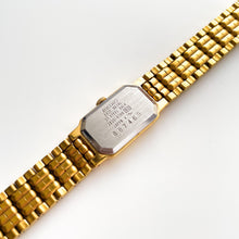 Load image into Gallery viewer, Vintage 1990s Gold-Plated Ladies&#39; Seiko Quartz Watch With Rectangular Dial - Boxed
