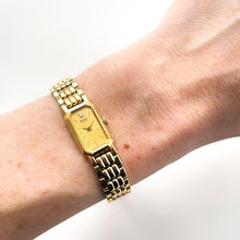 Load image into Gallery viewer, Vintage 1990s Gold-Plated Ladies&#39; Seiko Quartz Watch With Rectangular Dial - Boxed
