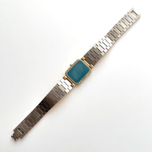 Load image into Gallery viewer, Vintage Gold-Plated Ladies&#39; Seiko Lassale Quartz Watch with Striped Black Dial
