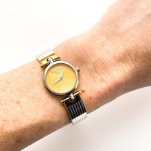 Load image into Gallery viewer, Vintage 1990 Two-Tone Christian Dior Ladies&#39; Quartz Watch with Round Gold Dial - Boxed
