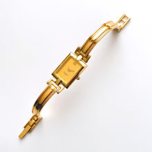 Load image into Gallery viewer, Vintage Gold-Plated Ladies&#39; Givenchy &#39;Millesime&#39; Bangle Quartz Watch with Rectangular Dial - Boxed
