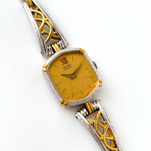 Load image into Gallery viewer, Vintage 1990s Two-Tone Ladies&#39; Seiko Quartz Watch With Intricate Bracelet
