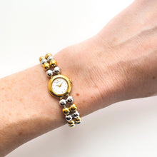 Load image into Gallery viewer, Vintage 1990s Two-Tone Ladies&#39; Seiko Quartz Watch With Beaded Bracelet
