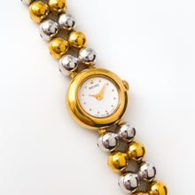 Load image into Gallery viewer, Vintage 1990s Two-Tone Ladies&#39; Seiko Quartz Watch With Beaded Bracelet
