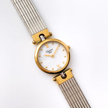 Load image into Gallery viewer, Vintage 1990s Two-Tone Christian Dior 3025 Ladies&#39; Quartz Watch with Round Mother of Pearl Dial
