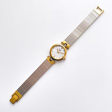 Load image into Gallery viewer, Vintage 1990s Two-Tone Christian Dior 3025 Ladies&#39; Quartz Watch with Round Mother of Pearl Dial
