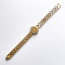 Load image into Gallery viewer, Vintage Gold-Plated Ladies&#39; Citizen Quartz Watch with Round Mother of Pearl Dial
