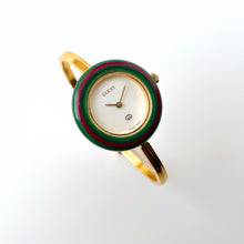 Load image into Gallery viewer, Rare Vintage Boxed 1990s Gucci 11/12 Bangle Quartz Watch with Interchangeable Bezels
