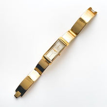 Load image into Gallery viewer, Vintage 90s Yves Saint Laurent Ladies&#39; Quartz Watch with Gold-Plated Bangle Bracelet and Cream Dial
