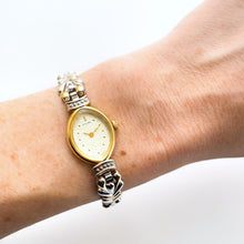 Load image into Gallery viewer, Vintage Gold-Plated Ladies&#39; Citizen &#39;Sylph&#39; Quartz Watch with Two-Tone Design and Intricate Bracelet
