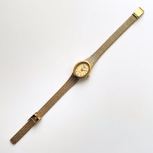 Load image into Gallery viewer, Vintage Ladies&#39; Constant Gold-Plated Quartz Watch with Oval Dial
