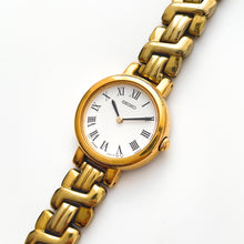 Load image into Gallery viewer, Vintage 1990s Gold-Plated Ladies&#39; Seiko Quartz Watch with Round White Dial and Roman Numerals
