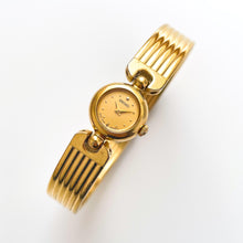 Load image into Gallery viewer, Vintage 1990s Gold-Plated Ladies&#39; Seiko Quartz Watch With Semi Bangle Bracelet
