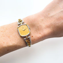 Load image into Gallery viewer, Vintage 1990s Two-Tone Ladies&#39; Seiko Quartz Watch With Intricate Bracelet
