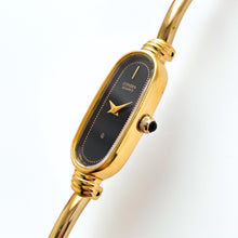 Load image into Gallery viewer, Vintage 1990s Gold-Plated Ladies&#39; Citizen Quartz Watch With Articulated Bangle Bracelet
