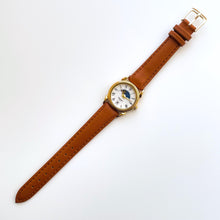 Load image into Gallery viewer, Vintage Constant Sun &amp; Moon Phase Quartz Watch with Light Brown Leather Strap
