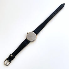 Load image into Gallery viewer, Vintage Ladies&#39; Namaste Moon Phase Quartz Watch with Black Leather Strap
