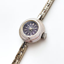 Load image into Gallery viewer, Tiny Vintage White Gold Plated Citizen Ladies&#39; Mechanical Watch with Very Thin Bracelet and Ornate Case
