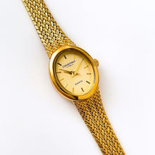 Load image into Gallery viewer, Vintage Ladies&#39; Constant Gold-Plated Quartz Watch with Oval Dial
