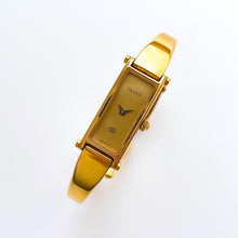 Load image into Gallery viewer, Vintage Ladies&#39; Gold-Plated Gucci 1500 Bangle Quartz Watch with Gold Rectangular Dial - Boxed
