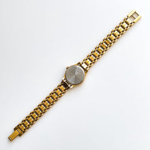 Load image into Gallery viewer, Vintage Ladies&#39; Gold-Plated Longines Quartz Watch with Round White Dial
